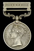 South Africa 1877-79, 1 clasp, 1878 (Tpr. C. Edwards. One Star Diamd. Contgt.) very fine	 £300-£400