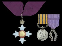 An interesting ‘Great War’ C.B.E. group of three awarded to Mr Frank Worthington, a natural born adventurer and...