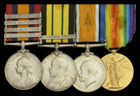 Four: Private H. Hudson, 4th Battalion, King’s Royal Rifle Corps, who was killed in action whilst serving with the...