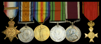 Six: Acting Company Sergeant Major A. H. Bradford, Army Service Corps

1914 Star, with clasp (M-31778 L. Cpl. A....