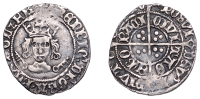 Henry VII (1485-1509), Facing Bust issue, Second period, Halfgroat, York, Abp Thomas Savage, mm. martlet, keys by...