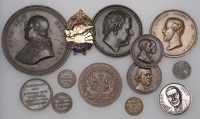 Sir Walter Scott, 1827, a copper medal by A.J. Stothard for S. Parker, bust right, rev. female leaning on column,...