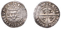 Edward I (1272-1307), New coinage, Penny, class 1c, London, reversed ns both sides, pellet after dns, crown with two...