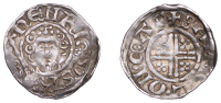 Henry III (1216-1272), Short Cross coinage, Penny, class VIc 2, Canterbury, Samuel, samvel · on · cant, ornamental...