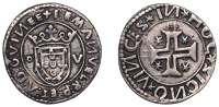 Portugal, Manuel I (1495-1521), Tostao, Lisbon, o-V, crowned shield, rev. voided cross, star in each angle, 9.23g/6h...
