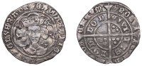 Edward IV (First reign, 1461-1470), Light coinage, Groat, London, class VII, mm. crown, quatrefoils by neck, fleur...