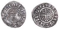 John (1199-1216), Penny, class Vb, London, Beneit, beneit · on · lvn (vn ligated), reads re/x, 1.45g/2h (SCBI Mass...