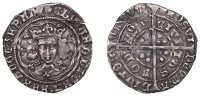 Edward IV (First reign, 1461-1470), Light coinage, Groat, London, class VI, mm. sun, quatrefoils by neck, fleur on...
