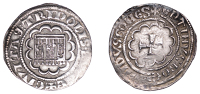 Crusader issues, TRIPOLI, Bohemond VII (1275-87), Half-Gros, 2.06g/7h (Metcalf 500ff; Schl. IV.22). Nearly very...