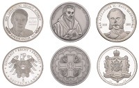 Germany, 100th Birthday of Helmut Schimdt, 2018, a silver medal in .999 silver, unsigned, 39mm, 20.15g; with similar...
