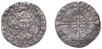 Edward IV (First reign, 1461-1470), Light coinage, Groat, London, class VII, mm. crown, quatrefoils by neck, fleur...