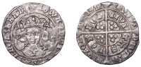 Edward IV (First reign, 1461-1470), Light coinage, Groat, London, class VII, mm. crown, quatrefoils by neck, fleur...