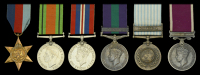 Six: Warrant Officer Class II W. Slater, Royal Army Pay Corps

1939-45 Star; Defence and War Medals 1939-45;...
