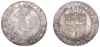 James I (1603-1625), Third coinage, Shilling, mm. thistle, sixth bust, plume over shield, 5.74g/12h (N 2125; S...