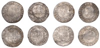 Elizabeth I, Third issue, Sixpences (4), 1561 (2), both mm. pheon, bust 1F. 3.03g/2h, 2.90g/5h, 1567, mm. coronet,...