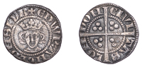 Edward I (1272-1307), New coinage, Halfpenny, class 3b, London, 0.66g/7h (Withers 1a; N 1044; S 1431). Some very...