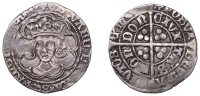 Edward IV (Second reign, 1471-1483), Groat, London, class XVIII, mm. pierced cross and pellet [fourth quarter on...