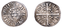 Edward I (1272-1307), New coinage, Halfpenny, class 4c, London, 0.67g/12h (Withers 1a; N 1046/1; S 1433A). Trace of...