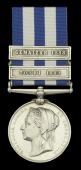 The extremely rare Egypt and Sudan 1882-89 Medal awarded to Private J. Washbrooke, 20th Hussars, killed in action at...