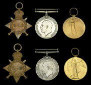 Three: Private W. Miller, Royal Scots Fusiliers
1914-15 Star (12667 Pte. W. Miller. R. Sc. Fus.); British War and...