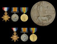 Three: Private J. Finch, Royal West Kent Regiment, who was killed in action on the Western Front on 29 September...