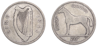 Ireland, Eire, Halfcrown, 1943 (S 6633). Good fine, very rare	 £100-£120