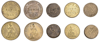Ireland, TOKENS, Co DUBLIN, Dublin, Royal Dublin Society, brass Admit One by Parks, 34mm, 12.60g/12h (W 2622; D & W...
