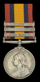 Queen’s South Africa 1899-1902, 3 clasps, Cape Colony, Orange Free State, South Africa 1901 (70667 Bomb H. Atack,...