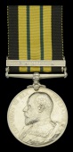 The scarce A.G.S. ‘Gambia’ awarded to Mr P. E. Wainewright, Travelling Commissioner in the Gambia, who died of...