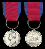 Waterloo 1815 (Martin Pinder, [Royal] Artill. Drivers.) fitted with steel clip and half of split ring suspension,...