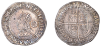 Elizabeth I (1558-1603), Third issue, Sixpence, 1561, mm. pheon, bust 1F, plain rose, medium shield, large flan,...