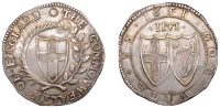 Commonwealth (1649-1660), Halfcrown, 1651, mm. sun on obv. only, the . commonwealth . of . england around St....