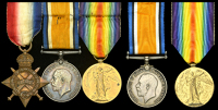Three: Air Mechanic 3rd Class R. Brown, Royal Air Force, late Royal Field Artillery
1914-15 Star (3011 Gnr. R....