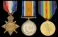 Three: Private W. H. Woodley, 19th (3rd Liverpool Pals’) Battalion, Liverpool Regiment

1914-15 Star (24270 Pte....