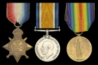 Three: Corporal F. A. Donovan, Royal Field Artillery, who died of wounds received on the Western Front on 23 July...
