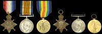 Three: Private J. Smith, Liverpool Regiment, later Manchester Regiment
1914-15 Star (10936 Pte. J. Smith. L’pool...