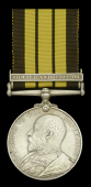 Africa General Service 1902-56, 1 clasp, Somaliland 1902-04 (Mr. P. McEnery Remount Dept.) nearly very fine	 £180-£220