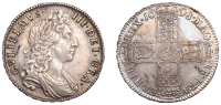 William III (1694-1702), Halfcrown, 1698, edge decimo (ESC 1034; S 3494). Very fine, attractively toned,...