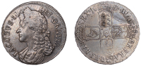 James II (1685-1688), Crown, 1687, first bust, edge tertio (ESC 743; S 3408). Double struck, better than very fine,...