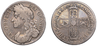 James II (1685-1688), Crown, 1686, first bust, edge secvndo (ESC 740; S 3406). Fine, clear, toned 	 £100-£150