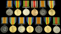 Four: Gunner J. W. Burden, Royal Artillery
British War and Victory Medals (159413 Gnr. J. W. Burden. R.A.); Defence...