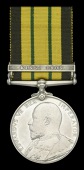 The rare A.G.S. ‘Kissi 1905’ awarded to John Coulson, (Corporal) Messenger, British Consulate at...