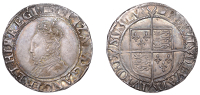 Elizabeth I (1558-1603), Sixth issue, Shilling, mm. woolpack, bust 6B, 6.19g/10h (BCW WK-2/WK-b1; N 2014; S 2577)....