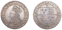 Elizabeth I (1558-1603), Milled coinage, Shilling, small size, bust A, decorated dress, mm. star, 29mm, 6.30g/6h...