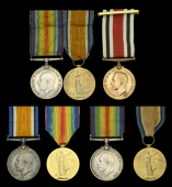 Three: Private W. Strangward, Cheshire Regiment, later King’s Shropshire Light Infantry, Royal Welsh Fusiliers and...