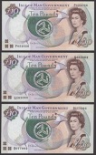 Isle of Man Government, P.M.Shimmin, £10 (5), ND (2008-2011), prefixes P, Q, R, S, and T, and Sheila Lowe, £10, ND...