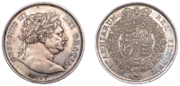 George III (1760-1820), New coinage, Halfcrown, 1817, large head (ESC 2090; S 3788). Nearly extremely fine, toned...
