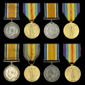Pair: Corporal J. Gilmour, Royal Field Artillery, who was killed in action on the Western Front on 3 June...