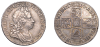 George I (1714-1727), Shilling, 1720, first bust, plain (ESC 1572; S 3646). Some light flecking, very fine, toned	...