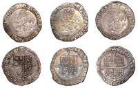 Charles I (1625-1649), Tower mint, Sixpences (3), all Gp E [type 4.2], fifth bust, double-arched crown, mm. anchor...